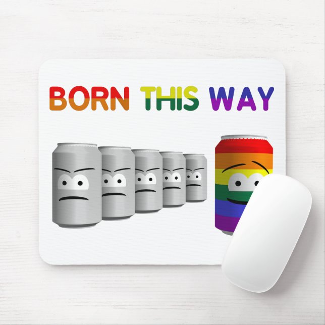 Geborener Regenbogenstreifen für LGBT Mousepad (Mit Mouse)