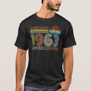 Geborener September 1963 Vintages Geschenk T-Shirt