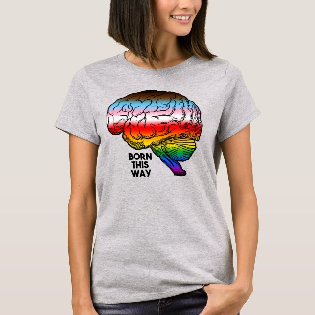 Geborener T - Shirt zum Fortschritt (Vorderseite)