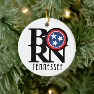 GEBORENER Tennessee Keramik Ornament