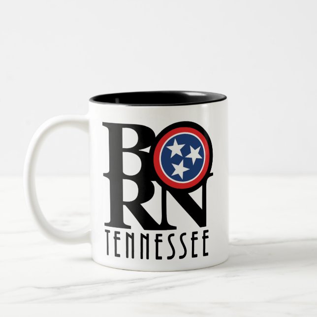 GEBORENER Tennessee Zweifarbige Tasse (Links)