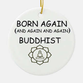 Geborener wieder Buddhist Keramikornament