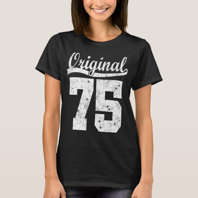 Geborenes 75-jähriges Shirt (Vorderseite)