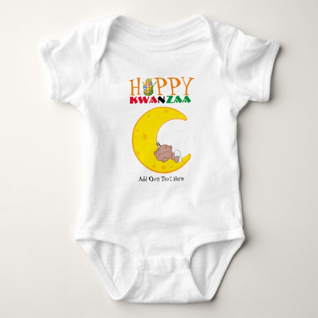 Geborenes Happy KWANZA New Baby Baby Strampler (Vorderseite)