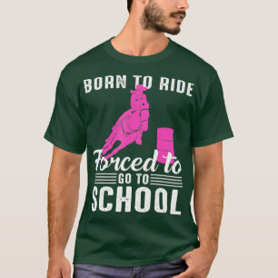 Geborenes Pferd gezwungen, zur Schule zu gehen Fun T-Shirt