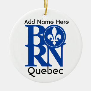 GEBORENES Quebec Keramik Ornament