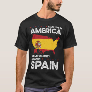 Geborenes Spanisch Spanien USA Staatsbürgerschaft T-Shirt