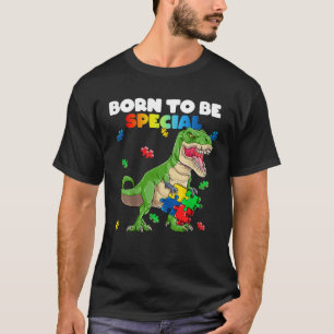 Geborenes Special Trex Puzzle Dino Boys Autisenes T-Shirt