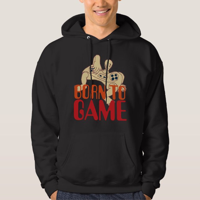 Geborenes Spiel Hoodie (Vorderseite)