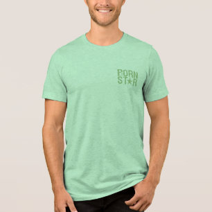 GEBORENES STAR-Shirt - wählen Sie Stil & Farbe Tri-Blend Shirt