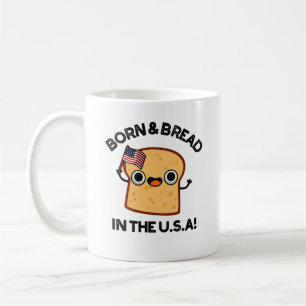 Geborenes und Brot in den USA Funny Food Pub Kaffeetasse