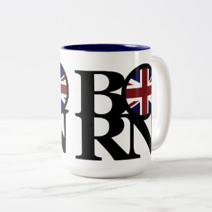 GEBORENES Vereinigtes Königreich 15oz Zweifarbige Tasse