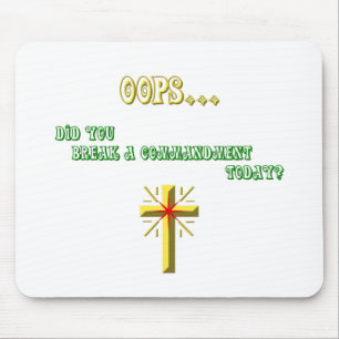 Gebot-Christliche Mousepad