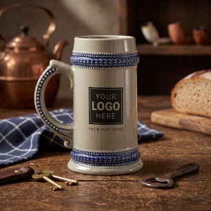 Gebrandeter Stein mit Ihrem Logo Bierglas
