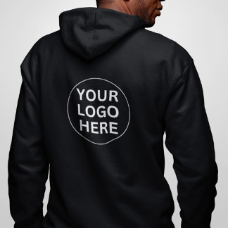 Gebrandetes schwarzes Business-Logo-Team Hoodie