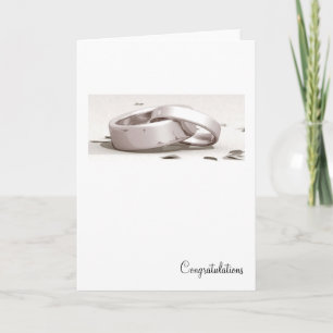 Gebrannte Ringe - Glückwunschkarten Karte