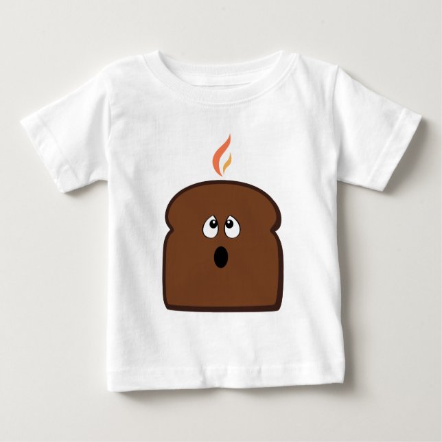 Gebrannter Toast Baby T-shirt (Vorderseite)
