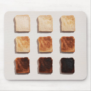 Gebrannter Toast Mousepad