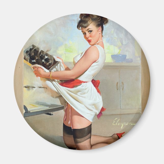 gebranntes Button Magnet (Vorne)