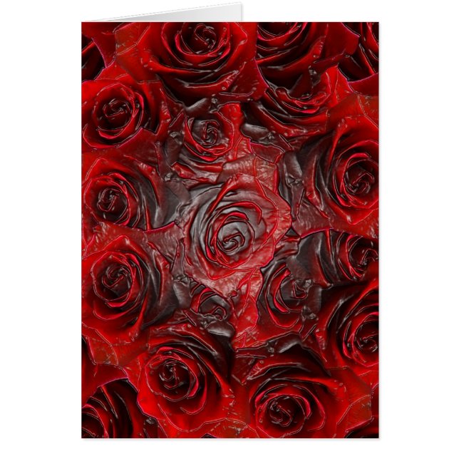 Gebranntes Rosen-Thema 3D (Vorne)