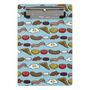 Gebratenes Frühstück Mini Klemmbrett