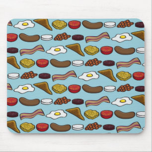 Gebratenes Frühstück Mousepad