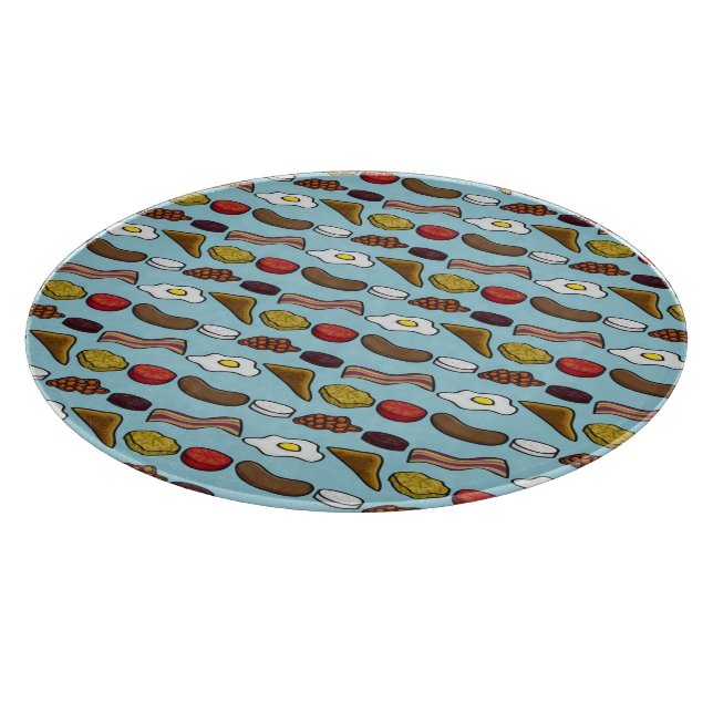 Gebratenes Frühstück Schneidebrett (Ecke)