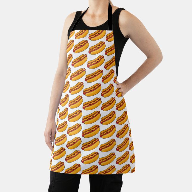 Gebratenes Hot Dog Muster Schürze (InSitu)