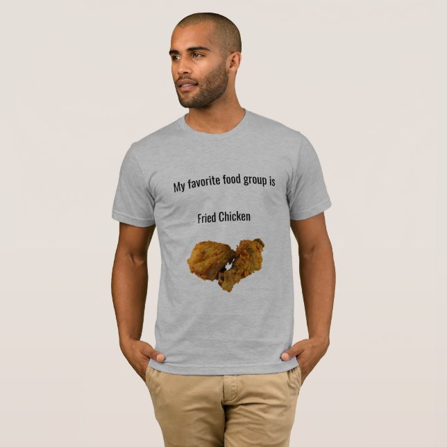 Gebratenes Huhn T-Shirt (Vorne ganz)