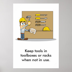 Gebrauch Handwerkzeuge 002 Poster
