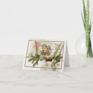 Gebräuchliche Geburtskollektion Feiertagskarte