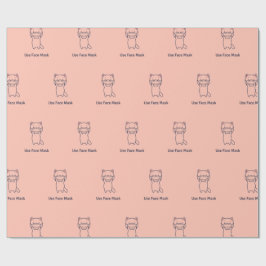 GEBRAUCHS-MASCHINE KITTEN-Wrapper Geschenkpapier