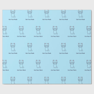 GEBRAUCHS-MASCHINE KITTEN-Wrapper Geschenkpapier