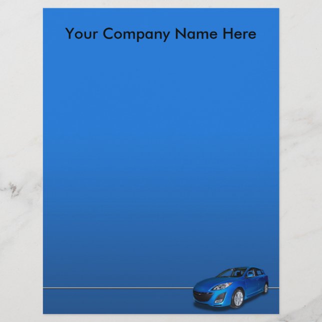 Gebrauchte Autovermietung (Vorderseite)