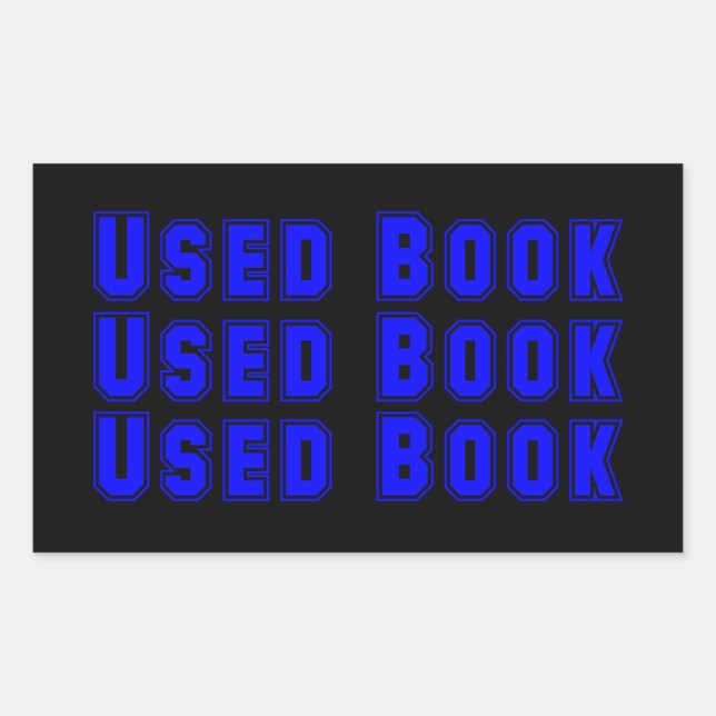 Gebrauchte Buchaufkleber (Vorderseite)