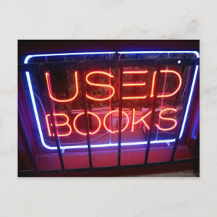 Gebrauchte Bücher Postkarte