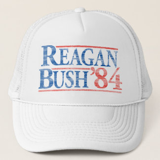 Gebrauchte Reagan Bush '84 Kampagne Mütze