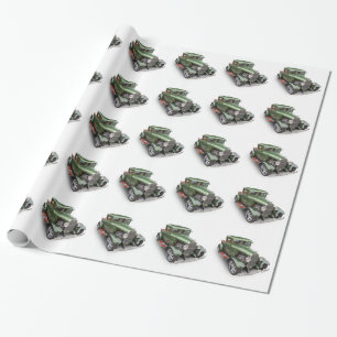GEBRAUCHTER PICKUP-TRUCK GESCHENKPAPIER