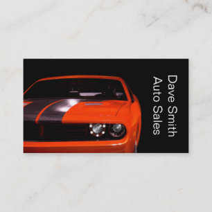 Gebrauchtwagen-Händler Visitenkarte