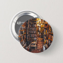 Gebrauchtwarenbuchhandlung Foto für Buchliebhaber Button