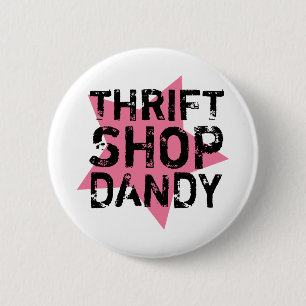 Gebrauchtwarengeschäft-Dandy-Knopf Button