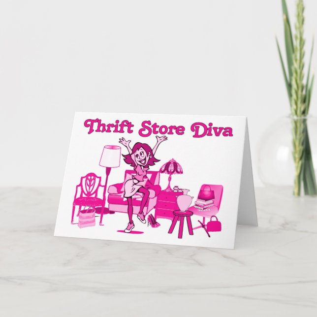 Gebrauchtwarenladen-Diva Karte (Vorderseite)