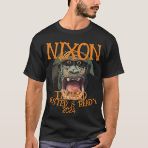 Gebräunt Erholt & Bereit NIXON 2028 Präsident T-Shirt