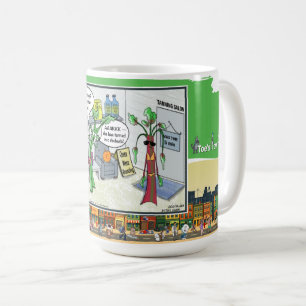 Gebräunt und verwirrt Wortspiel-Klassiker Kaffeetasse