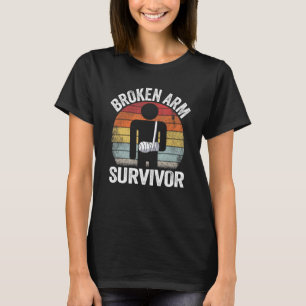 gebrochene Arm Survivor Erholung gebrochen Hand gu T-Shirt