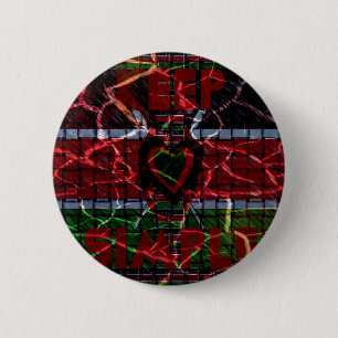 Gebrochene Flagge: Einfachheit bewahren - Kenianis Button