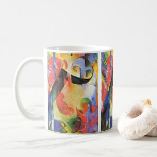Gebrochene Formen von Franz Marc, Vintage Abstrakt Tasse