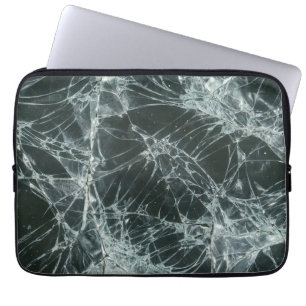Gebrochene Glasoberfläche (Stil 7) Ölgemälde Laptopschutzhülle