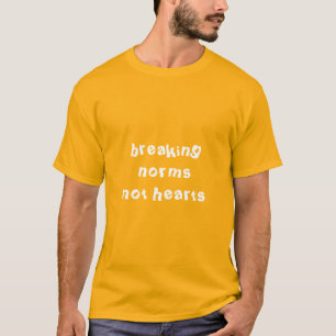 gebrochene Normen nicht Herz T-Shirt