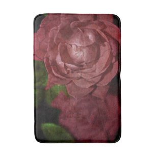 Gebrochene Rote Rose Badematte